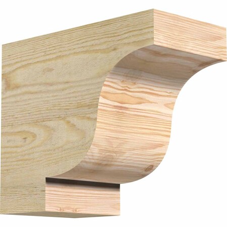 Ekena Millwork Newport Rough Sawn Rafter Tail, Douglas Fir, 6"W x 10"H x 12"L RFT06X10X12NEW00RDF